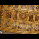 Die Decke des Saal der Fünfhundert im Palazzo Vecchio